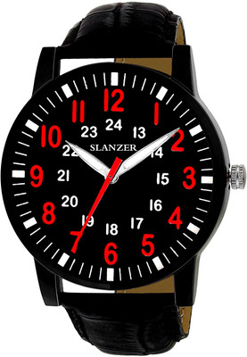 

Slanzer SLZ-0055 New Generation Black Dial Black Genuine Leather Strap Analog Wrist Watch - For Men