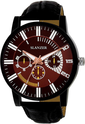 

Slanzer SLZ-0057 New Generation Multicolor Dial Black Genuine Leather Strap Analog Wrist Watch - For Men