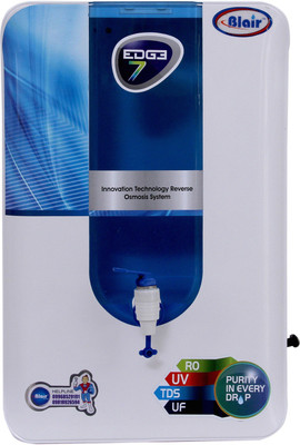 

BLAIR EDGE RO UV MTDS 13 L RO + UV + MTDS Water Purifier(WHITE BLUE)