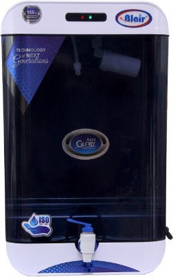 

BLAIR AQUA GLORY RO UV UF TDS 14 L RO + UV + UF + TDS Water Purifier(BLACK AND WHITE)