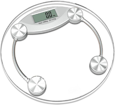 

Pithadai Digital Smart Power Boot Bathroom Weighing Scale Tempered Glass Weight Machine for Body Weight Measurement (Tempered Deluxe Weighing Machine) with Smart G-Sensor Weighing Scale(Silver)