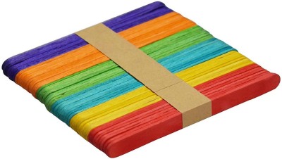 ASIAN HOBBY CRAFTS Ice Cream Sticks (50 Pieces)