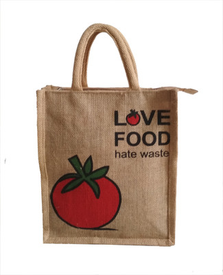 

HideCrusH Apple Waterproof Lunch Bag(Beige, 4 L)