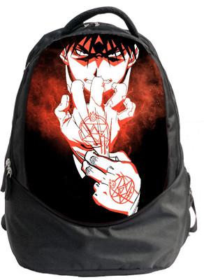 

ComicSense ComicSense.xyz Roy Mustang Fullmetal Alchemist Laptop and School Bag Waterproof Backpack(Black, 35 L)