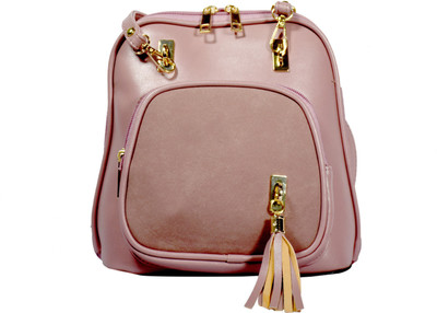 

Russo Milano Womens Sling Multipurpose Bag(Pink, 10 inch)