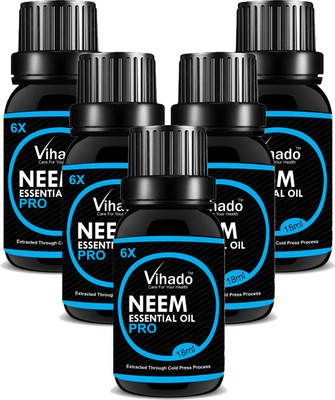 

VIHADO 6x PRO Neem Oil (18gm) (Pack of 5)(18 ml)