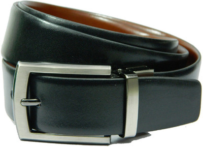 

GIL Men Casual, Party Black, Brown Genuine Leather Reversible Belt, Blk/brn