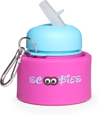 

Scoobies OWL SILICON BOTTLE 500 ml Sipper(Pack of 1, Pink)