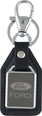 

Parrk mirror leather Logo Locking Key Chain(Multicolor)