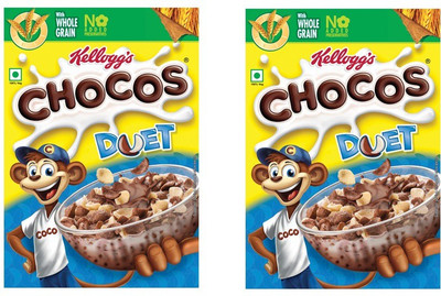 

Kellogg's Chocos Duet (Pack of 2)(750 g, Box, Pack of 2)