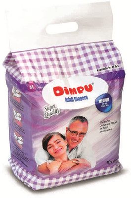 Dimpu Super Quality Adult Diapers - M(10 Pieces)