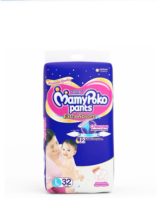

MamyPoko Many Poko Pants - L(32 Pieces)