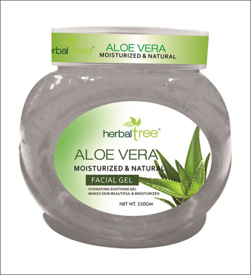 

HERBAL TREE ALOEVERA MOISTURIZED & BEAUTIFUL HYDRATING SMOTHING GEL FACIAL GEL(250 g)