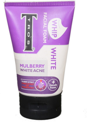 

Tros Imported Mulberry Whitening And Anti Acne Facial Foam With Mulberry Extract For Men and Women Face Wash(100 g)