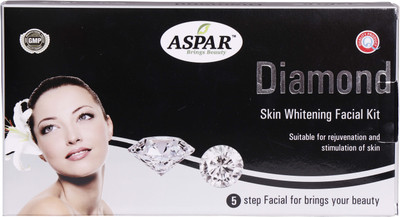 

Aspar Diamond Facial Kit For Skin Whitening Suitable For Rejuvenation And Stimulation Of Skin 105 g