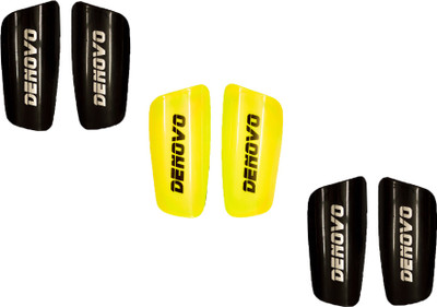 

DeNovo Proffesional (Three Pairs) Football Shin Guard(L, Black, Yellow)