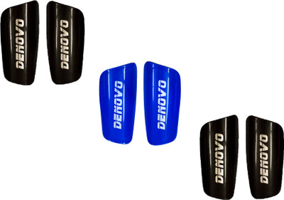 

DeNovo Proffesional (Three Pairs) Football Shin Guard(L, Black, Blue)