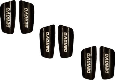 

DeNovo Proffesional (Three Pairs) Football Shin Guard(L, Black)