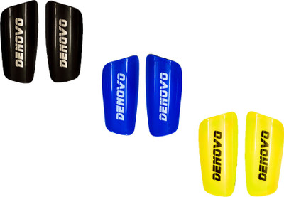 

DeNovo Proffesional (Three Pairs) Football Shin Guard(L, Black, Blue, Yellow)