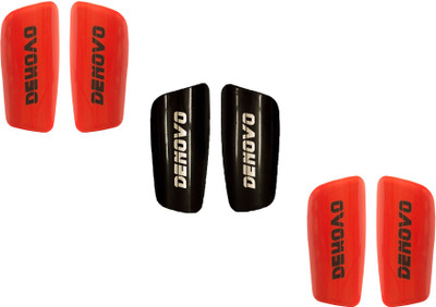 

MattZig Pro (3 Pairs) Football Shin Guard(, Red, Black, Black;red