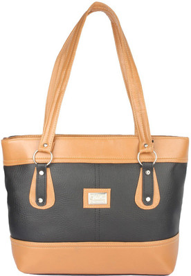 

REYAZ@JAIBUN Shoulder Bag(Black, Tan)