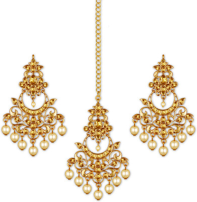 

Spargz Alloy Jewel Set(Gold)