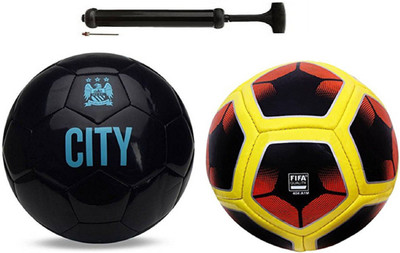 

Unik City ViceBlack + CFB NK Football Combo With Durable Air Pump Football Kit