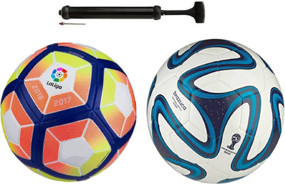 

Unik New Lalinga + Blue Color Bazucca Football Combo With Durable Air Pump Football Kit