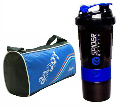 

Snipper Cobmo of Sport Blue bag and Purple Shaker Gym & Fitness Kit