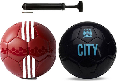 

Alen CG City ViceBlack + Sea Red football Combo With Durable Air Pump. Football Kit