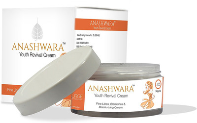 

ANASHWARA Youth Revival Cream ( Fine Lines, Sign of Ageing, Blemishes & Moisturizing cream) 50gms(50 g)