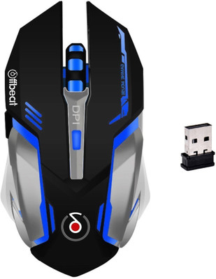 

Offbeat RIPJAW Wireless Laser Gaming Mouse(2.4GHz Wireless, Black, Grey)