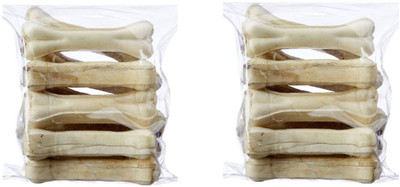 

SAWAY White Digestible Press Bone Calcium Treat ( 5 Inch 2 kg) Beef, Chicken Dog Chew(2 kg, Pack of 2)