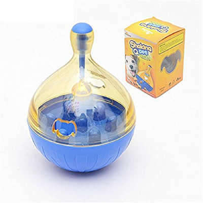 

SRI High Quality Interactive Dog Toys - Best Treat Dispensing Dog Toy For Small And Medium Dogs - Fill Chew Toy With Treats To Stop Boredom - Ball Shape Design Cleans Teeth (Blue) Rubber Chew Toy For Dog