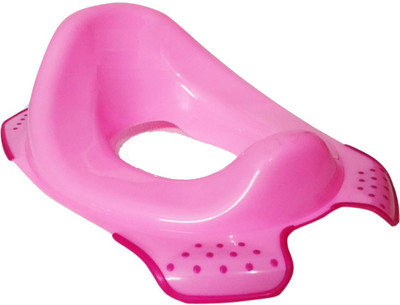 

IndusBay Potty Training Toilet Seat Cover for kids - Anti Slip - Comfortable & Safe for Toddlers & Babies - Pink Potty Seat(Pink)