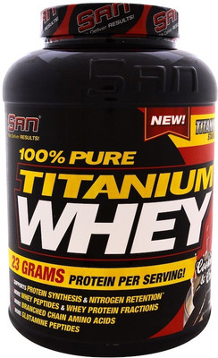 

SAN Titanium Whey Protein(2.3 kg, Cookies and Cream)