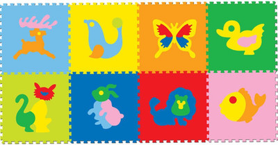 

SAMPADA 12-inch Animals & Birds Kids Puzzle Play Mats Multicolor Foam with Added Fragrance (6 Pieces)(6 Pieces)
