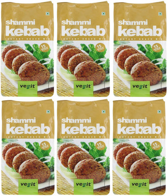 

vegit Shami Kebab (Pack of 6) 120 g