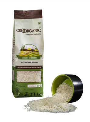 

GroOrganic BASMATI RICE white Basmati Rice (Long Grain, Unpolished)(500 g)