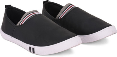 

Clickplick Slip On Sneakers For Men(Black