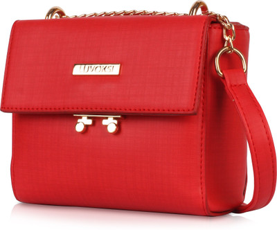 

Luvoksi Women Casual, Evening/Party, Formal Red Leatherette Sling Bag