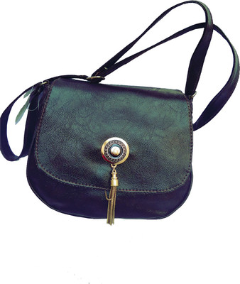 

Fashion Global Women Evening/Party Blue Synthetic Leather Sling Bag