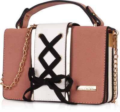 

Luvoksi Women Evening/Party Multicolor Leatherette Sling Bag