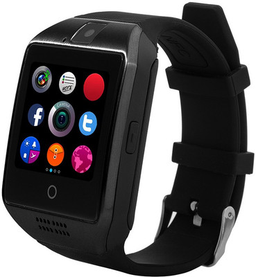 

CALLIE Q18 Bluetooth Smartwatch black Smartwatch(Black Strap Free Size)