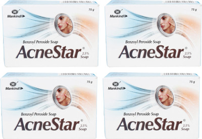 

MANKIND COMBO OF ACNESTAR SOAP 4(75 g, Pack of 4)