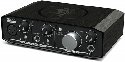 

Mackie Onyx Artist 1-2 2x2 USB Audio Interface Powered Sound Mixer