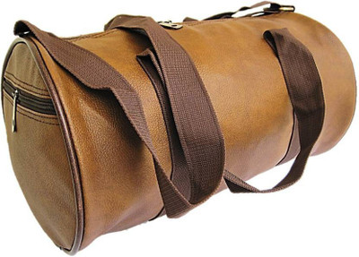 

Sports Brand Leather Duffel Gym Bag(Brown, Kit Bag), Royal brown