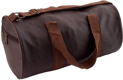 

Snipper Stylish PU Gym Bag(Brown, Kit Bag)