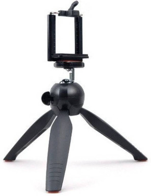 

De-TechInn Mini Smart Ball Head Tripod YT-228 For Digital Camera And All Mobile Phones Tripod(Black, Supports Up to 700 g)