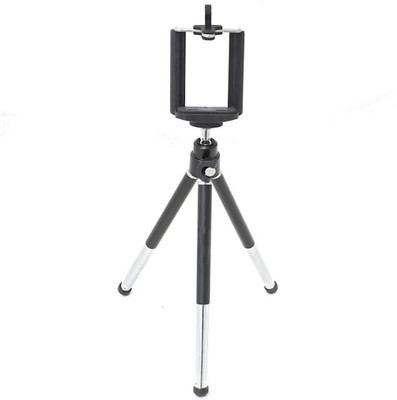 

BLENDIA adjustable mini mobile phone camera stand clip bracket holder Tripod(Black, Supports Up to 500 g)